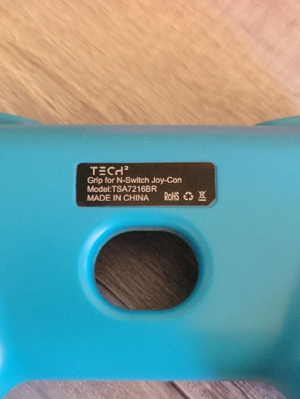 Red and Teal Wireless Controller Grips